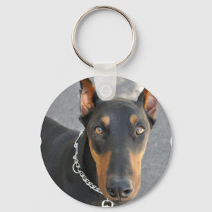 Porte-clés Doberman Pinscher Keychain