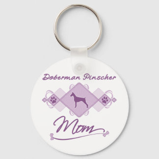 Porte-clés Doberman Pinscher Maman