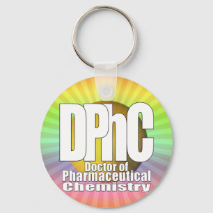 Porte-clés Docteur de LOGO de DPhC de chimie pharmaceutique