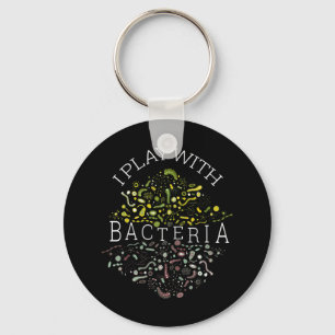 Porte-clés docteur en microbiologie technologue cadeaux Sti