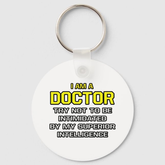 Porte-clés Docteur...Une intelligence supérieure (Recto)