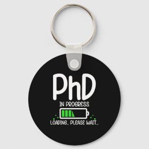 Porte-clés Doctorat en cours drôle de remise des diplômes pro