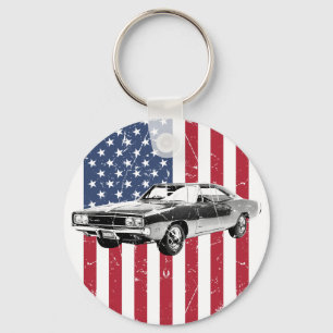 Porte-clés Dodge Charger Muscle Car