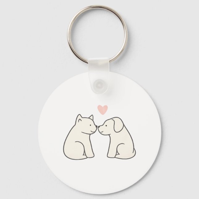 Porte-clés Dog Love (Recto)