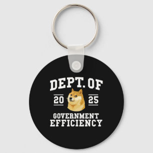 Porte-clés Doge D.o.g.e Ministère de l'Efficacité du gouverne