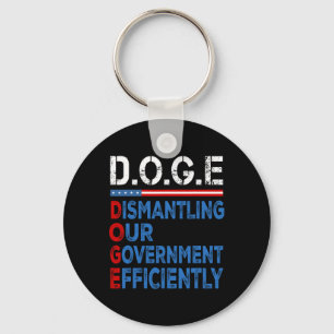 Porte-clés Doge Démantelant Notre Gouvernement Efficacement H