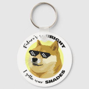 Porte-clés Dogecoin Future Sunglasses Stock Crypto