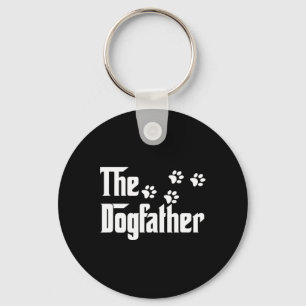 Porte-clés Dogfather T Shirt Dad Fête des pères Amoureux des