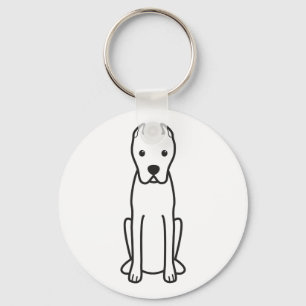 Porte-clés Dogo Argentino