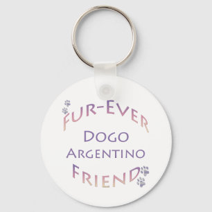 Porte-clés Dogo Argentino Furever