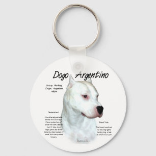 Porte-clés Dogo Argentino Histoire Design