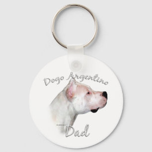 Porte-clés Dogo Argentino Papa 2