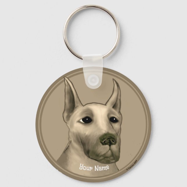 Porte-clés Dogue allemand  (Recto)