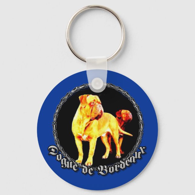 Porte-clés Dogue de Bordeaux porte - clé (Recto)