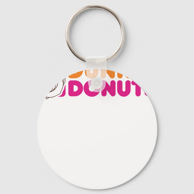 Porte-clés Doin' Donuts - Funny Racing & Drift Car Enthusiast (Recto)