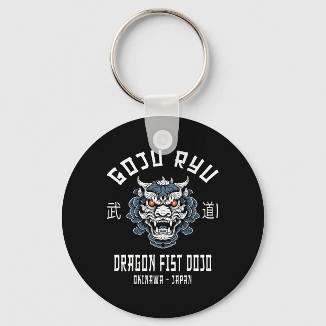 Porte-clés Dojo Dragon Fist Karaté Goju Ryu  (Recto)