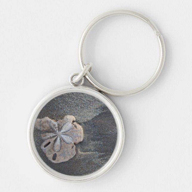Porte-clés Dollar des sables sur le sable (Devant)