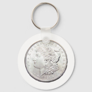 PORTE-CLÉS DOLLAR MORGAN SILVER