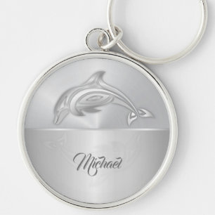Porte-clés Dolphin  Silver Monogram