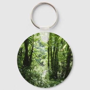Porte-clés Dominicain Forêt de pluie II Vert tropical