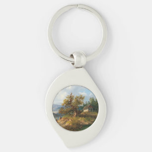 Porte-clés Dominik Schufried Un paysage montagneux avec...