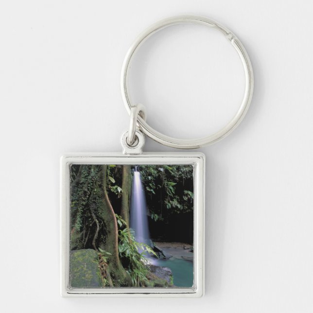 Porte-clés Dominique, Emerald Pool, Cascade. (Devant)