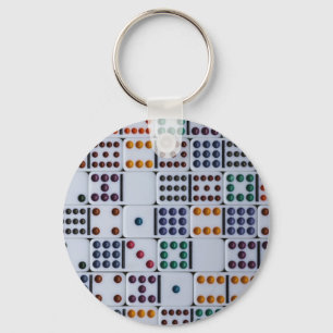 Porte-clés Dominos Numéros Jeu