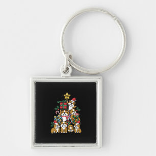Porte-clés Don de chien Christmas Tree English Chien de tau