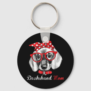 Porte-clés Don de chien Mère Dachshund Lovely