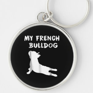 Porte-clés Don de chien   Mon chien de taureau français