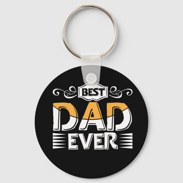 Porte-clés Don père | Meilleur papa (Recto)
