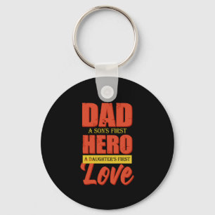 Porte-clés Don Père   Papa Héros Love