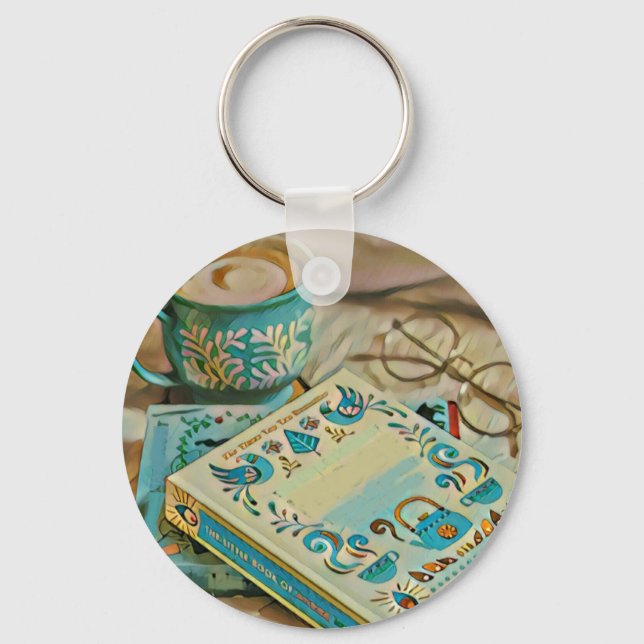 Porte-clés Don pour amoureux du livre (Recto)