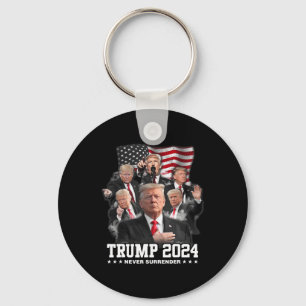 Porte-clés Donald J Trump 2024 ne se rend jamais