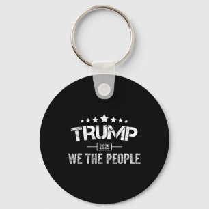 Porte-clés Donald Trump 2025 We The People 4 juillet Ellisy