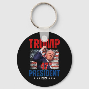 Porte-clés Donald Trump 47ème Président 2024 Trump Inaugurati