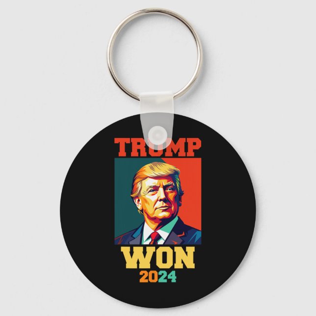 Porte-clés Donald Trump a gagné l'inauguration de l'élection  (Recto)