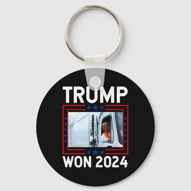Porte-clés Donald Trump a gagné l'inauguration de l'élection  (Recto)
