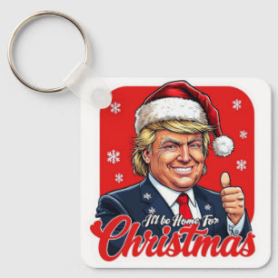 Porte-clés Donald Trump Christmas Santa Claus Art