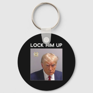 Porte-clés Donald Trump Coup De Mugshot Le Verrouiller Trump