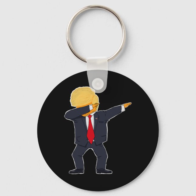 Porte-clés Donald Trump fait le dab  (Recto)