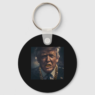 Porte-clés Donald Trump Gold Grillz