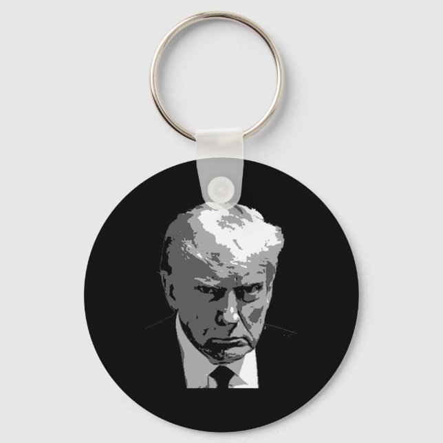 Porte-clés Donald Trump Moyenne des coups de bâton (Recto)