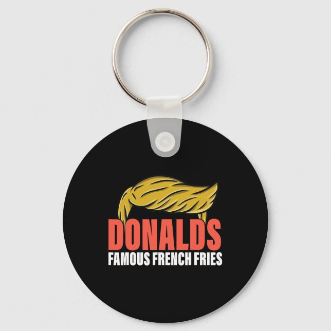 Porte-clés Donalds Fries Françaises Fabriquant Des Fries Fran (Recto)