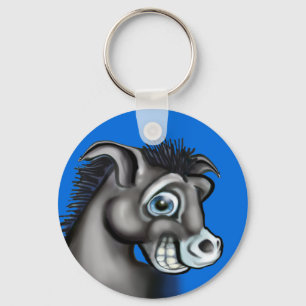 Porte-clés Donkey démocrate