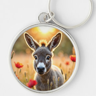 Porte-clés Donkey été harmonie paysage rural art