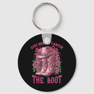 Porte-clés Donner Le Cancer Du Sein La Poussine Boot Cancer D