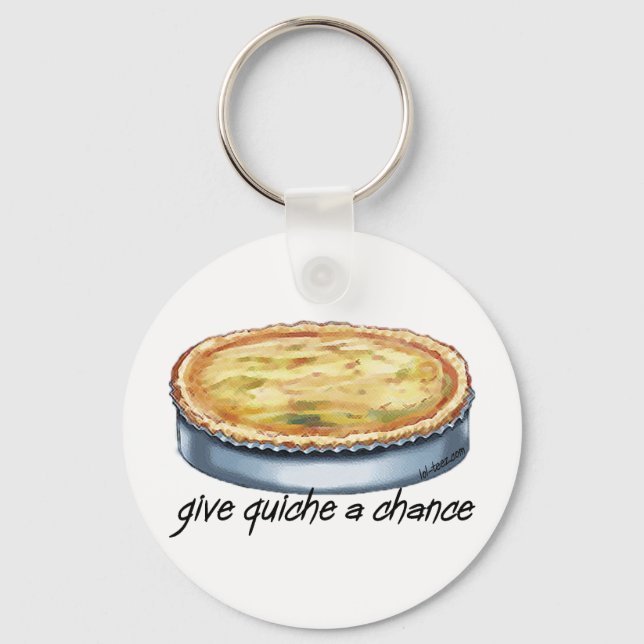Porte-clés Donner une chance à Quiche (Recto)