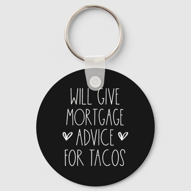 Porte-clés Donnera Des Conseils Hypothécaires Pour Tacos Funn (Recto)