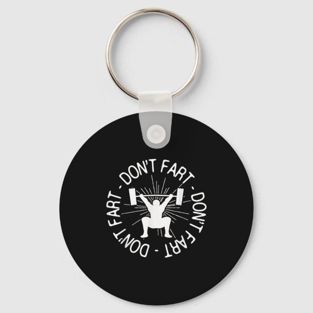 Porte-clés Dont Far Funny Fitness Gym Gift  (Recto)
